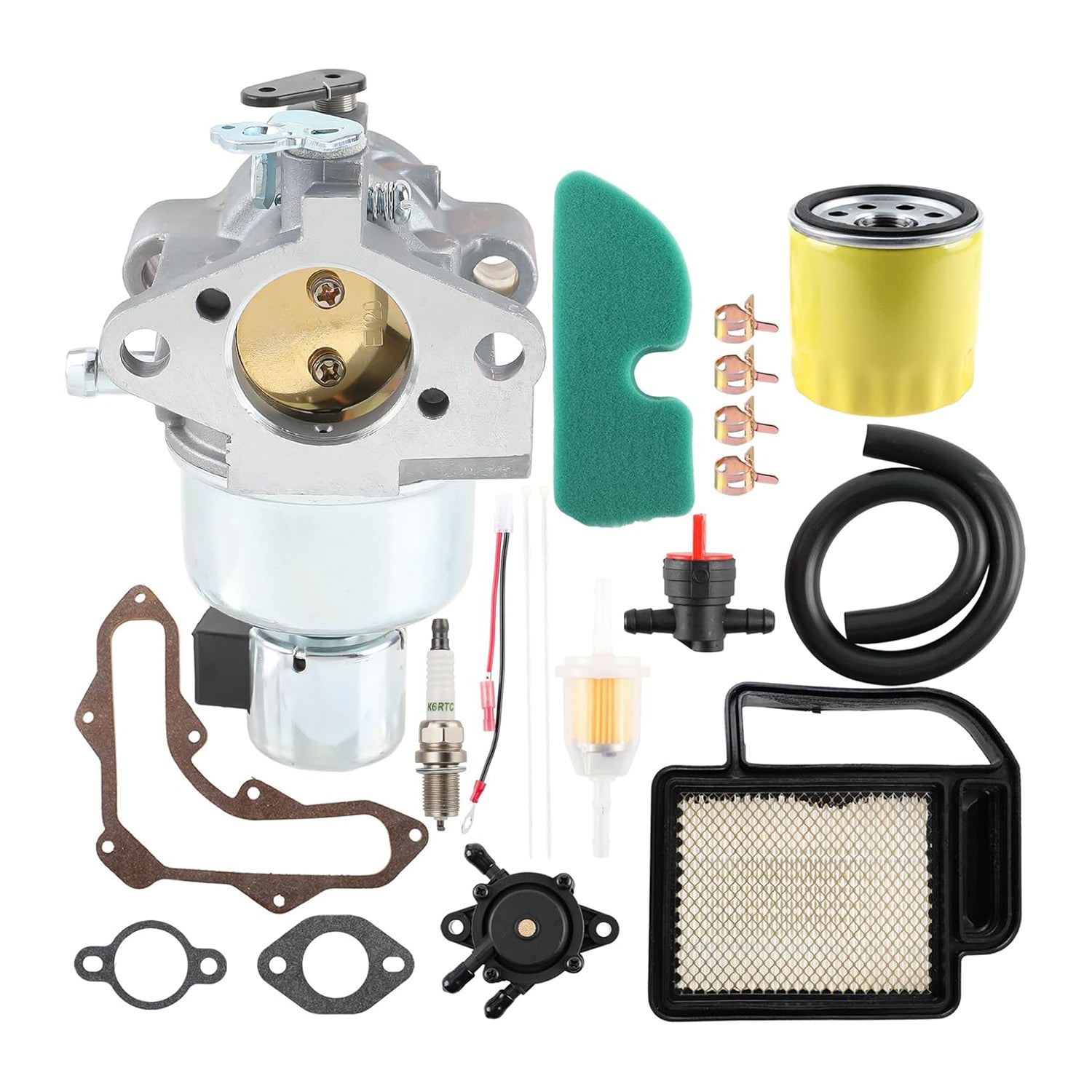 20-853-8 Carburetor Air Filter Kit Fits for Kohler Courage SV470 - SV610 15-22 HP Engine for Troy Bilt MTD Toro John Deere X300 Husqvarna GT52XLS carb
