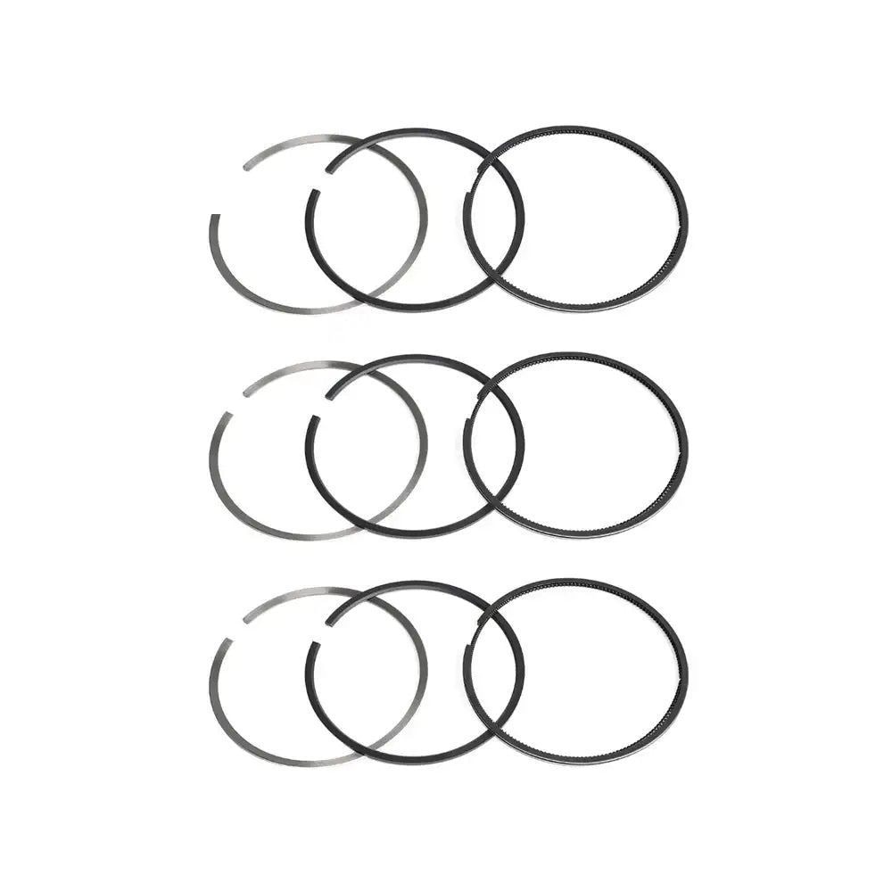 3 Cylinder STD Piston Ring Set Kit for Yanmar 3TNV70 3TNV70-HGE Engine