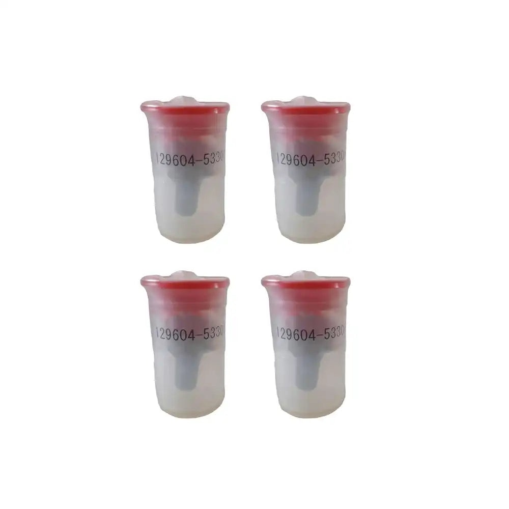 4 PCS Injector Nozzle 129604-53300 for Komatsu Engine 4D88-6 Excavator PC55MR-3 PC45MR-5M0 PC55MR-5M0