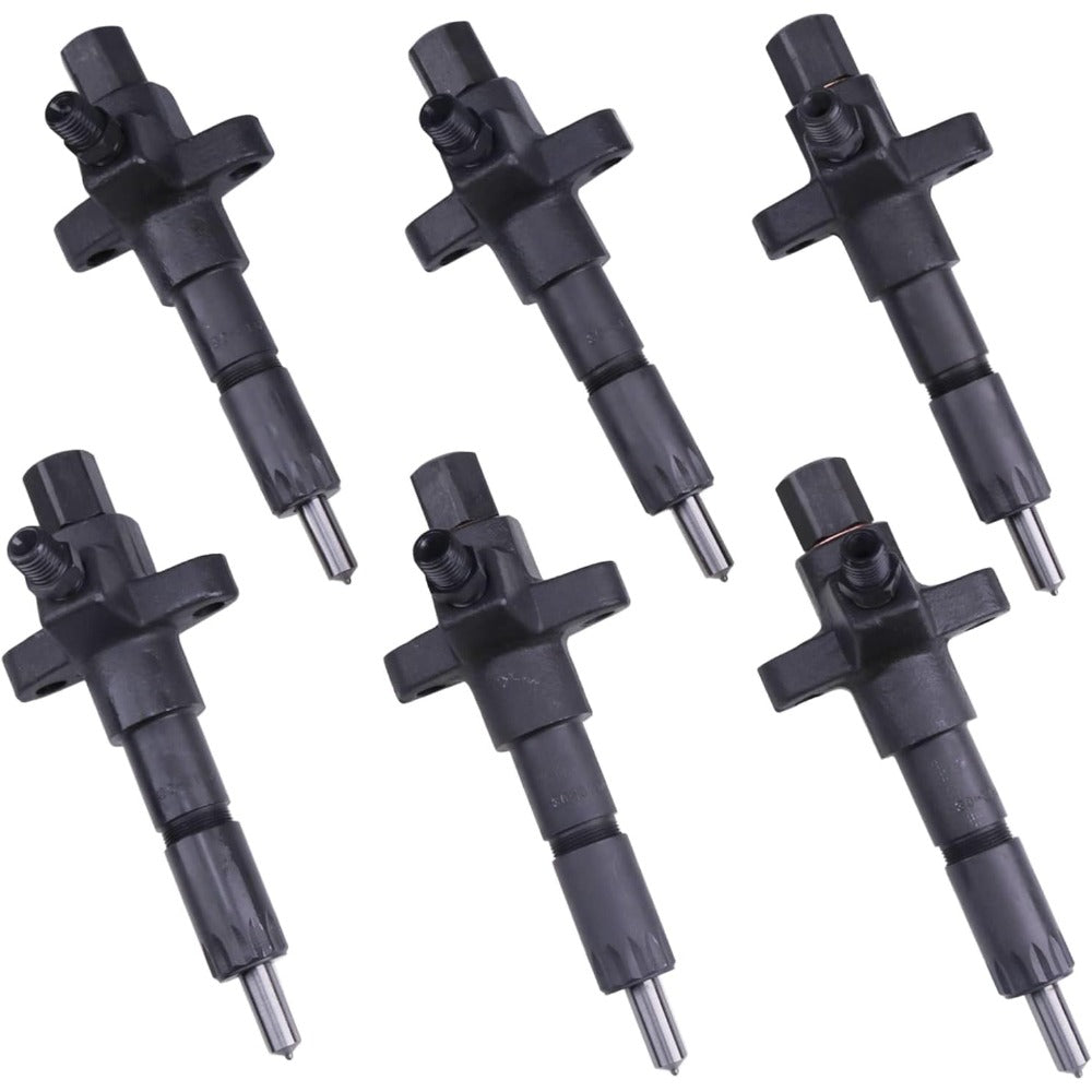 6 PCS Fuel Injector 1-15300250-2 for Isuzu Engine 6BD1 6BG1 Hitachi Excavator EX200-2 EX200-3