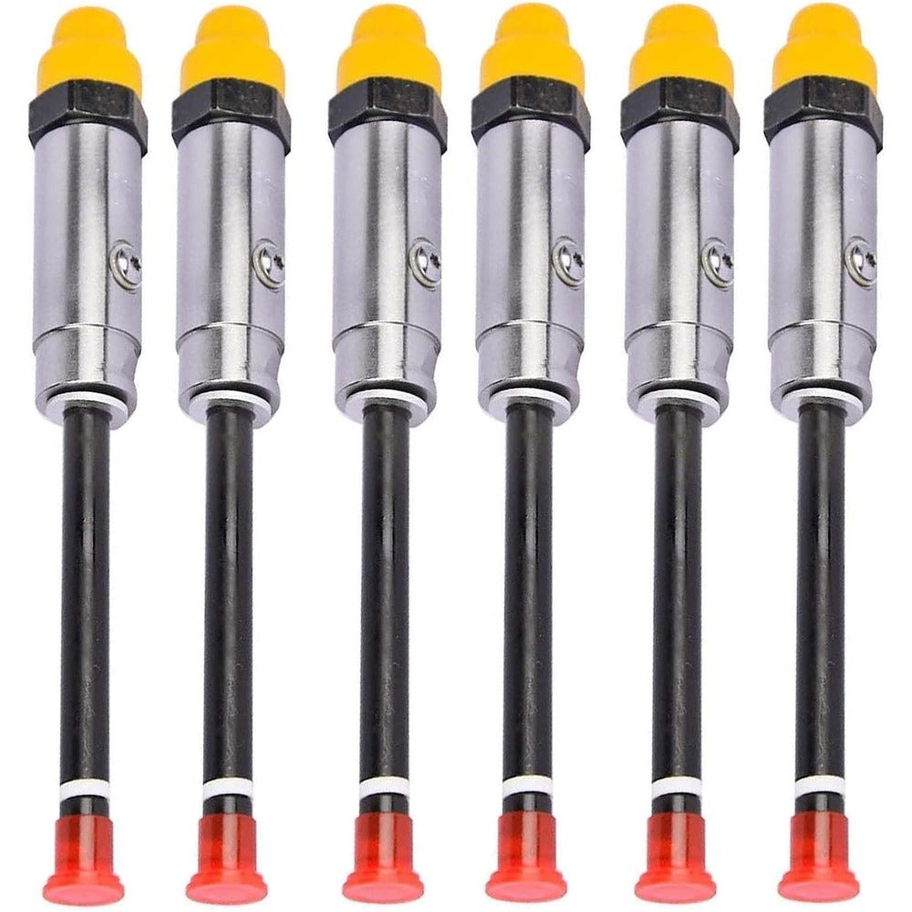 6 Pcs Fuel Injector 100-7559 for Caterpillar CAT Engine 3306 3306B Dump Truck D250E D250E II