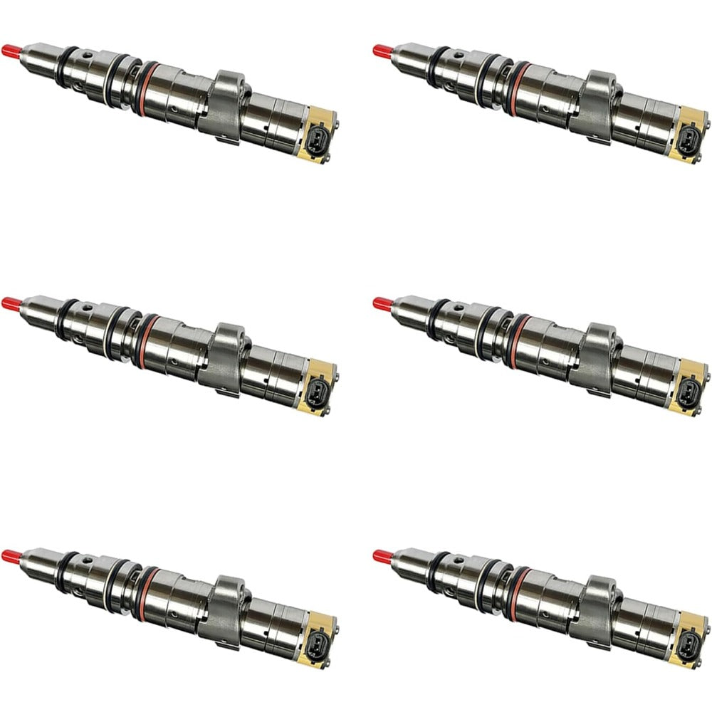 6 Pcs Fuel Injector 10R-4761 295-1408 for Caterpillar CAT Engine C7
