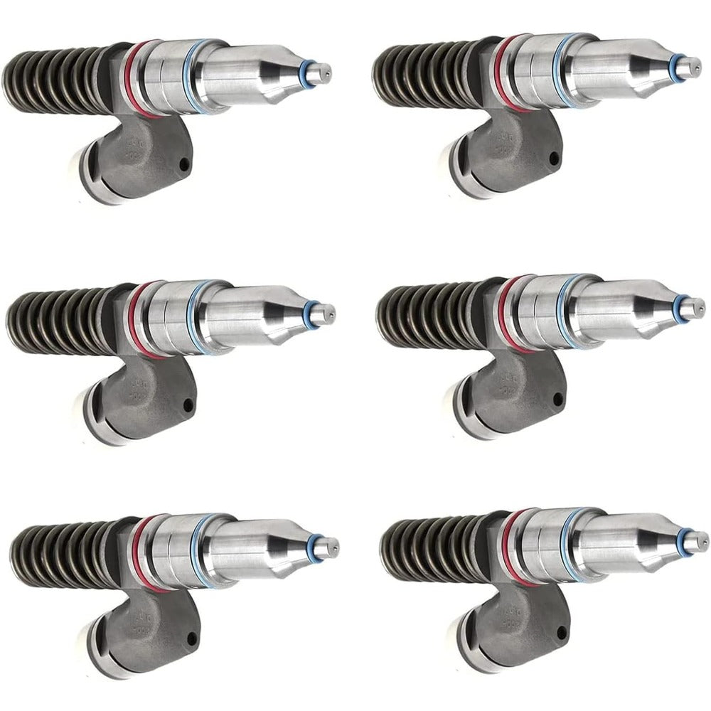 6 Pcs Fuel Injector 254-4183 for Caterpillar CAT Engine C13 C15 C18