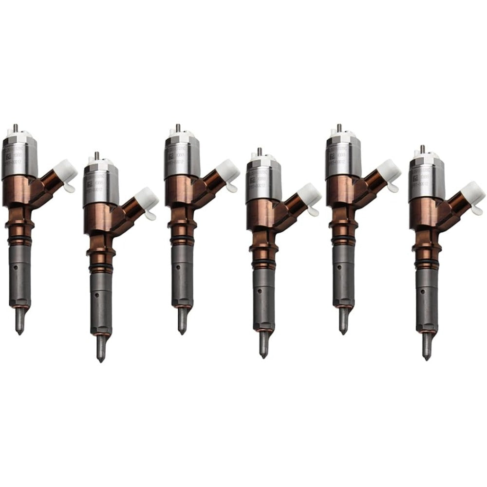 6 Pcs Fuel Injector 32F61-00012 for Caterpillar CAT Engine C6.4