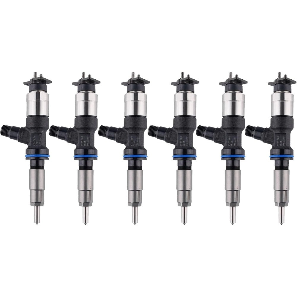 6 Pcs Fuel Injector 370-7281 for Caterpillar CAT Engine C7.1 Excavator 336