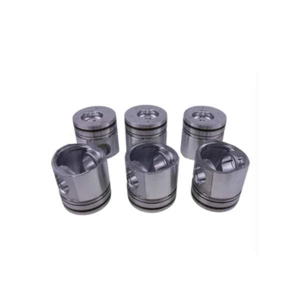 6 Pcs Piston 3926632 for Cummins Engine B3.9L 4B 4BT 4BTA 4BTAA B5.9L 6B 6BT 6BTA 6BTAA