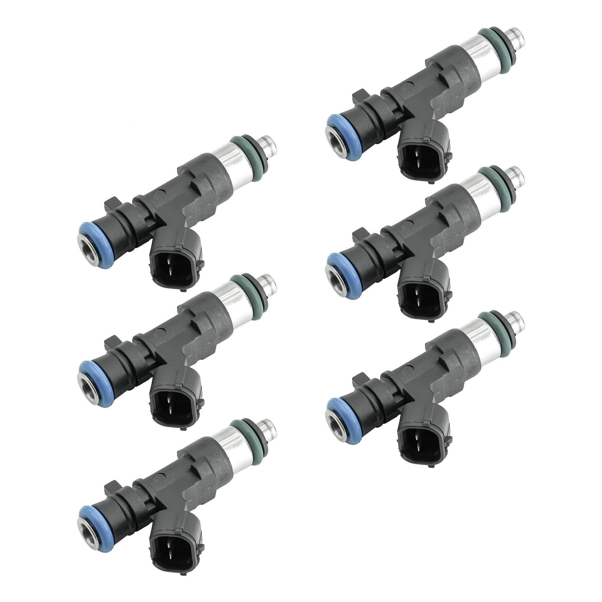 6PCS Fuel Injectors 16600-7Y000 16600-7Y00A 16600-CD70A for Nissan Altima Maxima Murano Quest 350Z 3.5L 2003-2009