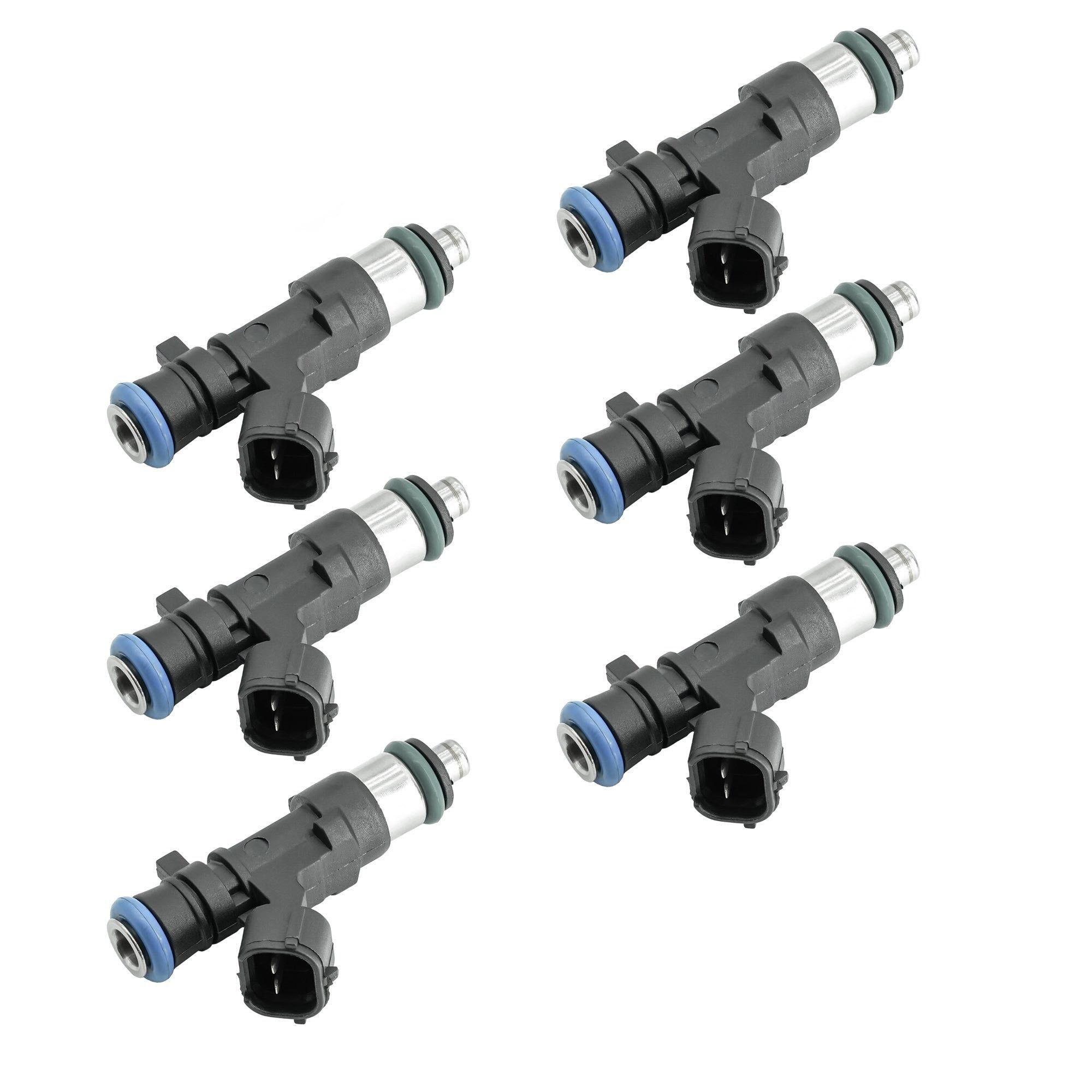 6PCS Fuel Injectors for Infiniti G35 M35 FX35 V6 3.5L 2005-2008 #16600-7Y00A FJ469 4G1736 0280158005 MP4184