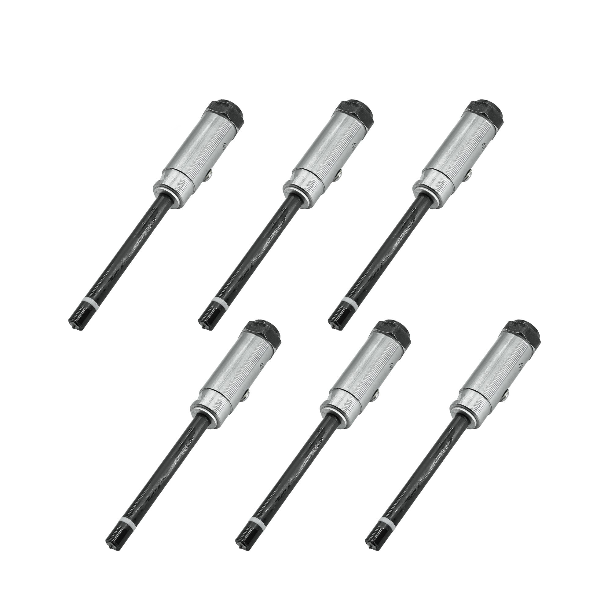 6Pcs Fuel Injector Pencil Nozzle 4W-7018 4W7018 for Caterpillar CAT 3406B 3408 3408B 3412 3412C