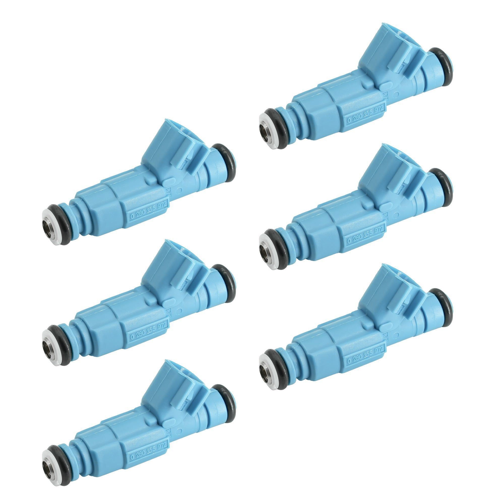 6PCS Fuel Injectors for Dodge 1500 V6 3.7L 2002-2003 #FJ479 0280155972 53031099 RL031099 812-12137 63861 M857 MP1065 4G1370 2-38862 62249