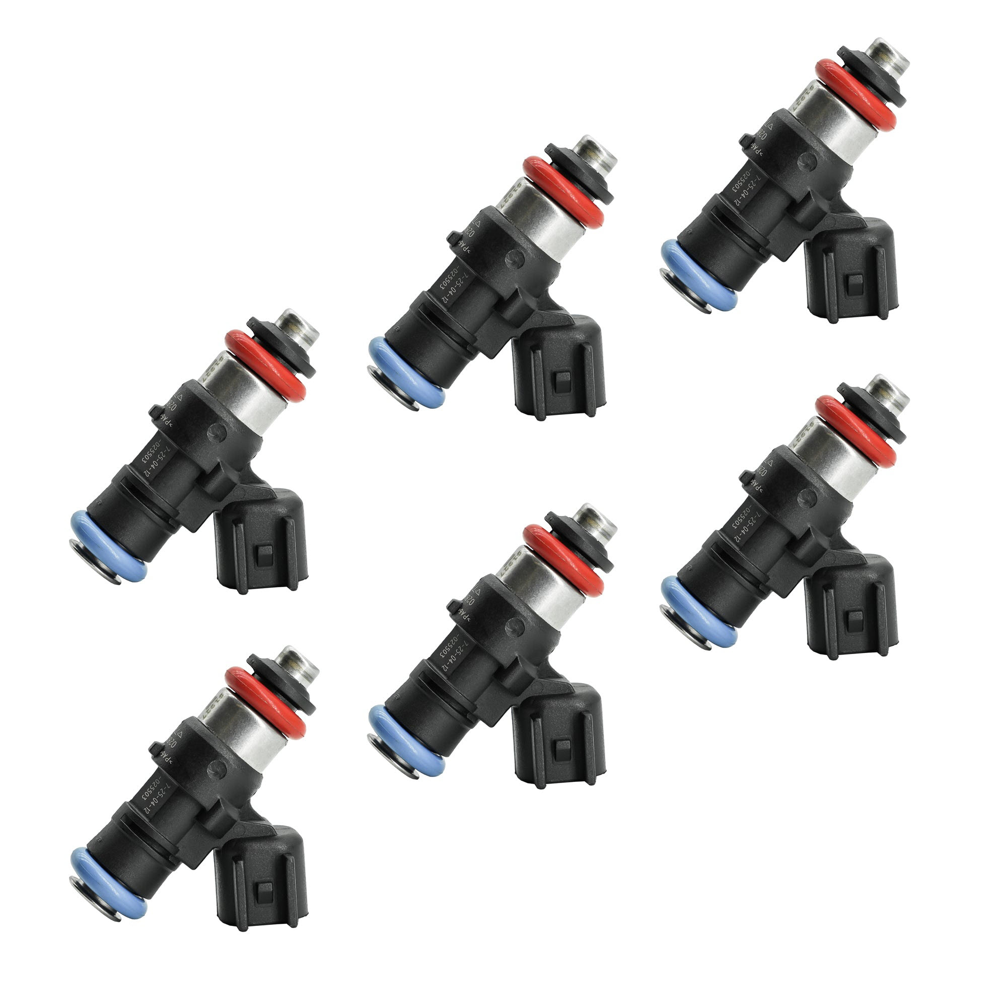 6PCS Fuel Injectors ZZJ1-13-250 ZZJ1-13-250A CY0113250 for Mazda CX-9 V6 3.7L 2008-2015