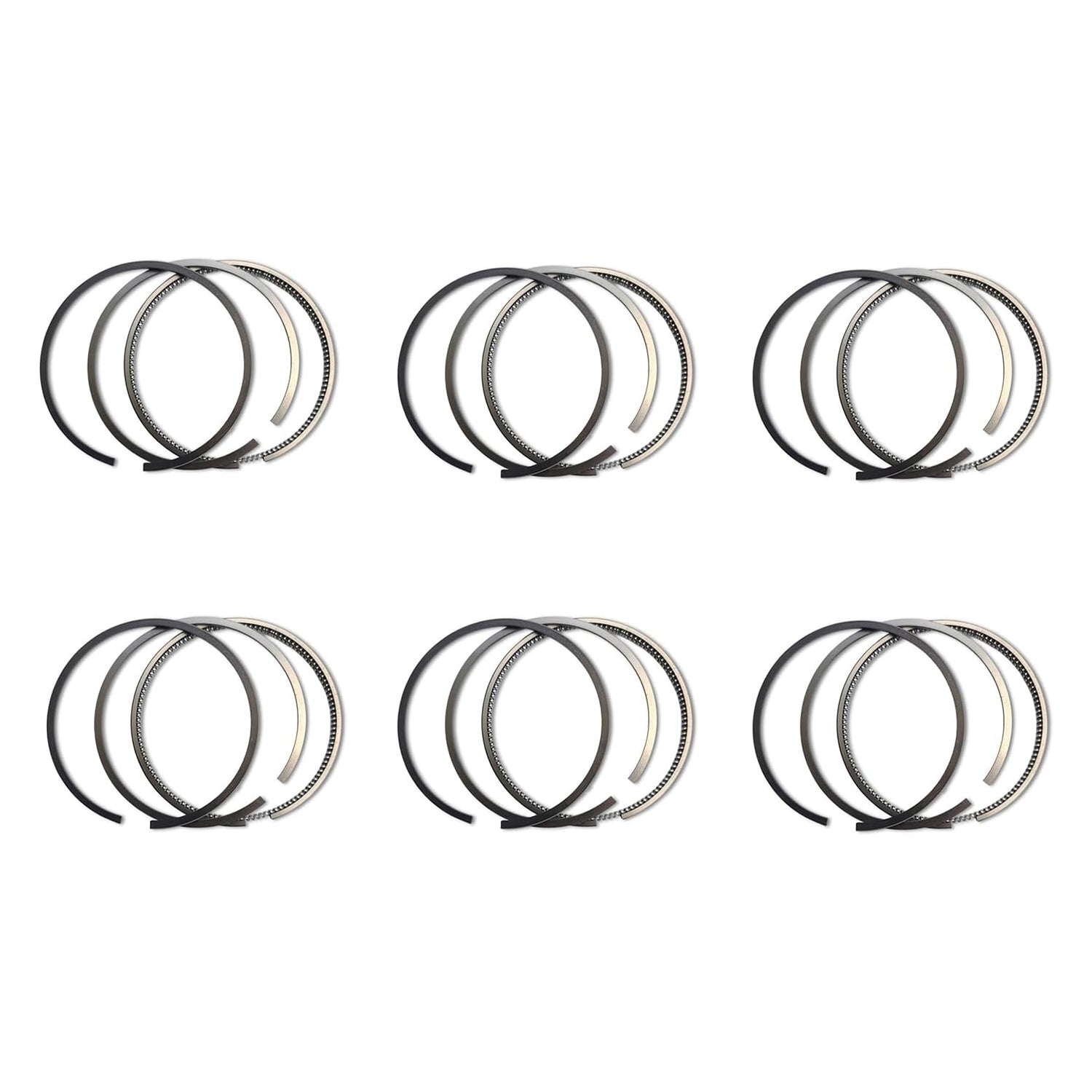 6pcs Piston ring 389-7188 3897188 Fits for Caterpillar CAT Engine C7.1 Excavator 323 320 323D2L 326D2 326D2L 329D2 329D2L 330D2L 330 330GC
