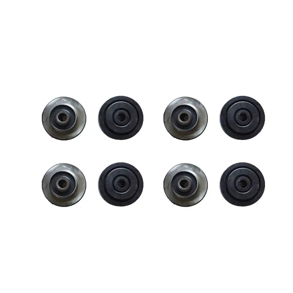 8 PCS Engine Mounting Rubber Cushion Feet Bumper for Kobelco Excavator SK330-8