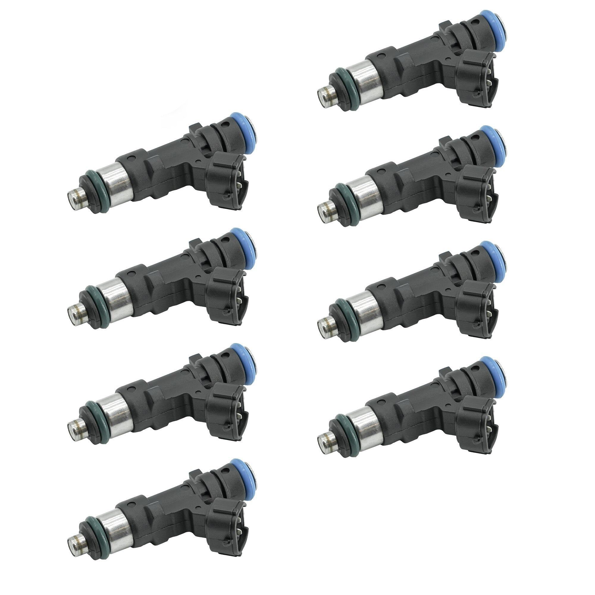 8PCS Fuel Injectors for Infiniti QX56 V8 5.6L 2004-2010 #16600-7S000 FJ750 0280158007 4G-1861