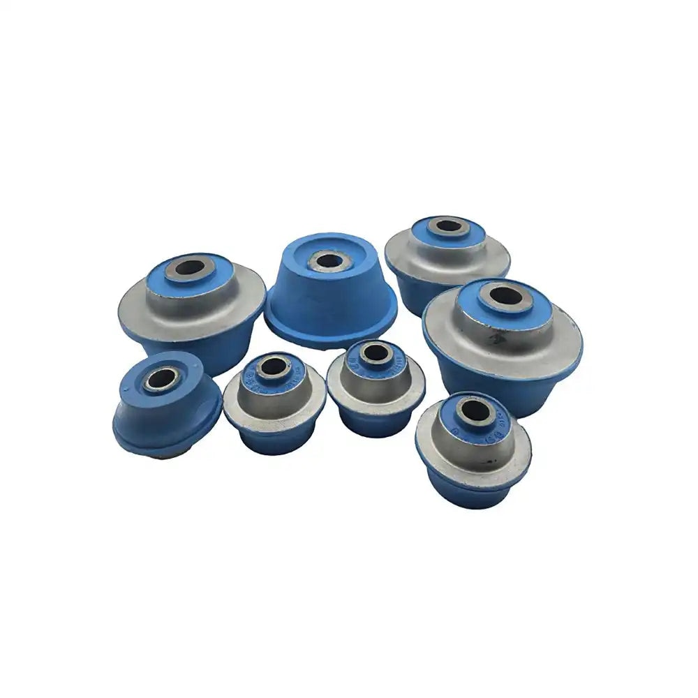 Engine Mount Cushion Rubber Set 20Y-01-12222 20Y-01-12210 for Komatsu PC200-5 PC200-6 PC200-7 PC200-8 PC210-6 PC210-7
