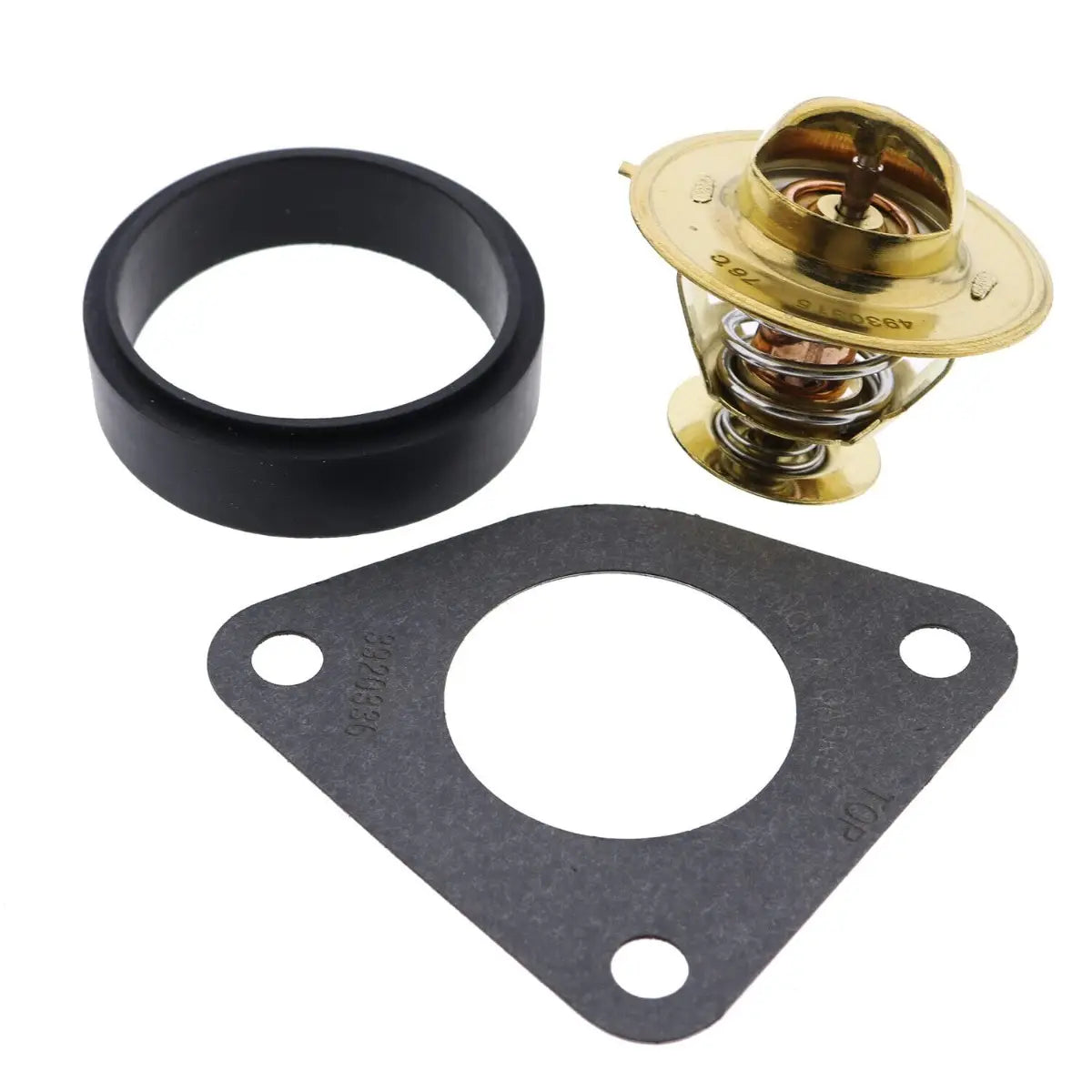 Engine Thermostat with Gasket Bushing 3917324 for Cummins Engine 4B3.9 4BT3.9 4BTA3.9 6B5.9 6BT5.9 6BTA5.9