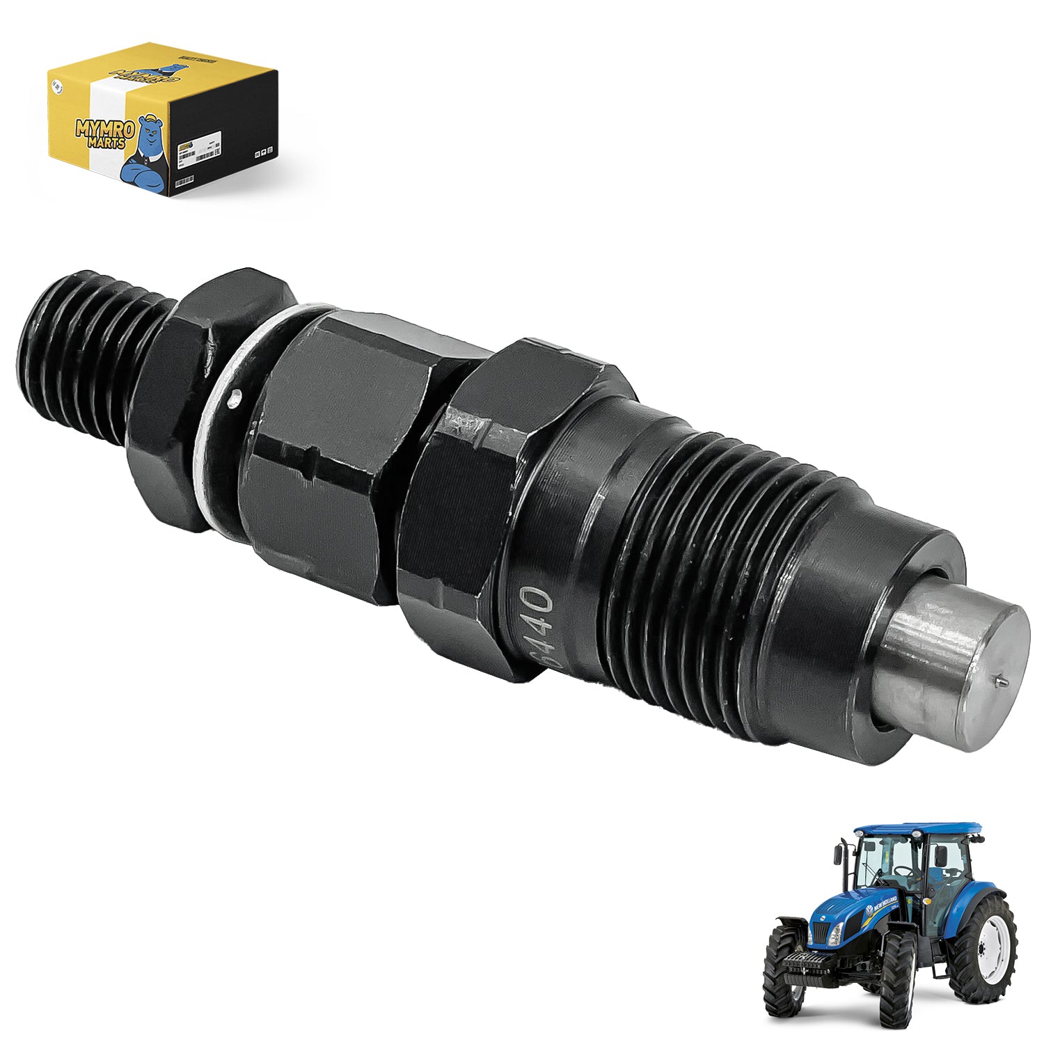 Fuel Injector 131406440 For New Holland 3 CYL Compact Tractor TC23DA TC25 TC25D TC26DA TC29 TC29D TC33 TC33D