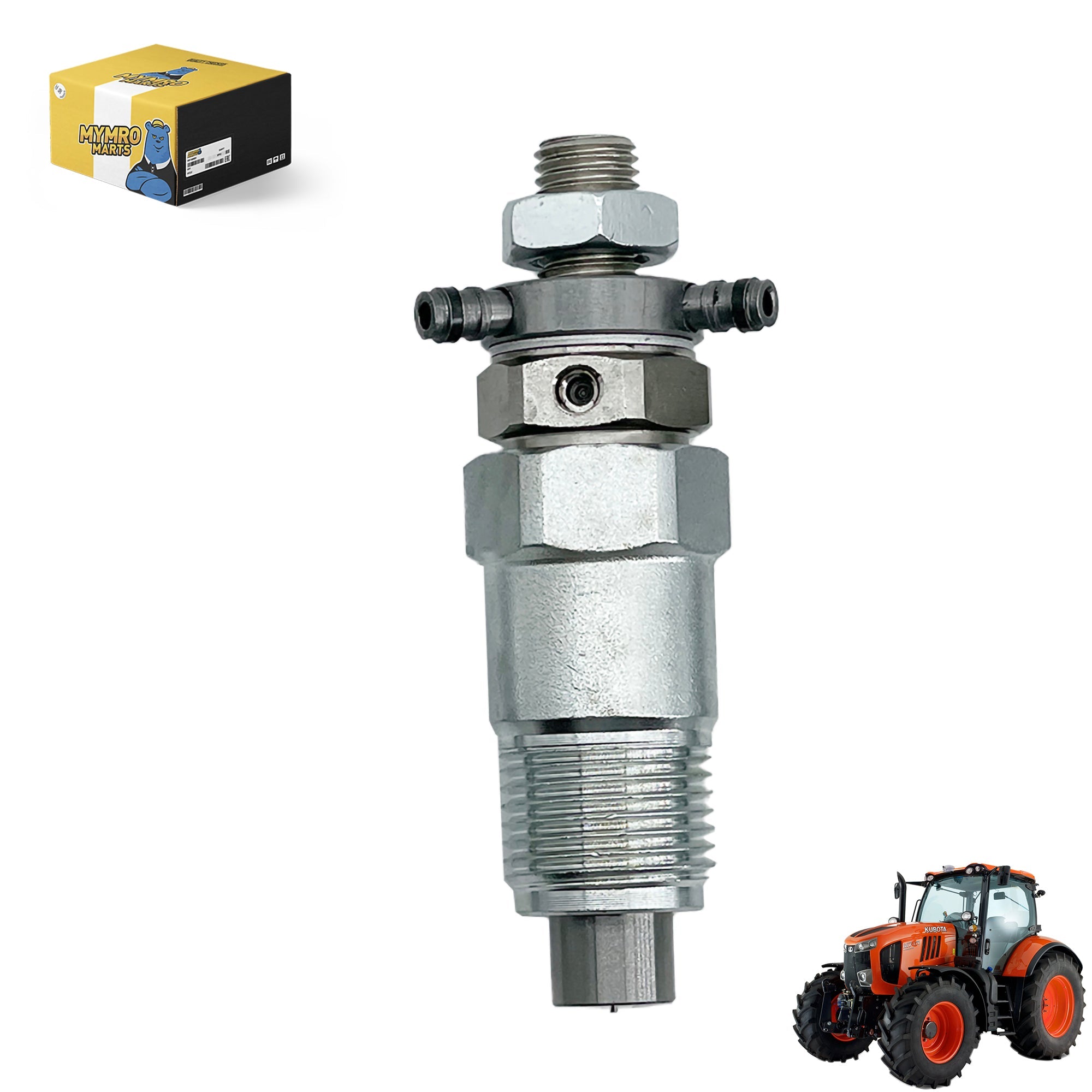 Fuel Injector 15271-53000 for Kubota Tractors B4200D B5100D-P B6100D-P B7100D-P Engine D750 D850 D950 D1302 D1402 V1702 V1902