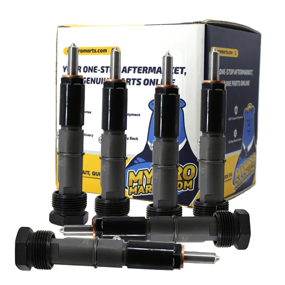 6Pcs Fuel Injectors 3802677 3802365 For 91-93 Dodge Cummins 5.9L 12V Pump W/Int