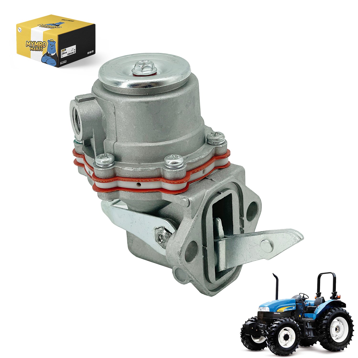 Fuel Lift Transfer Pump 504090936 for New Holland TK80A TN95FA TK90A TD60D TD70D TD80D TD90D TT55 TT75 TD75D