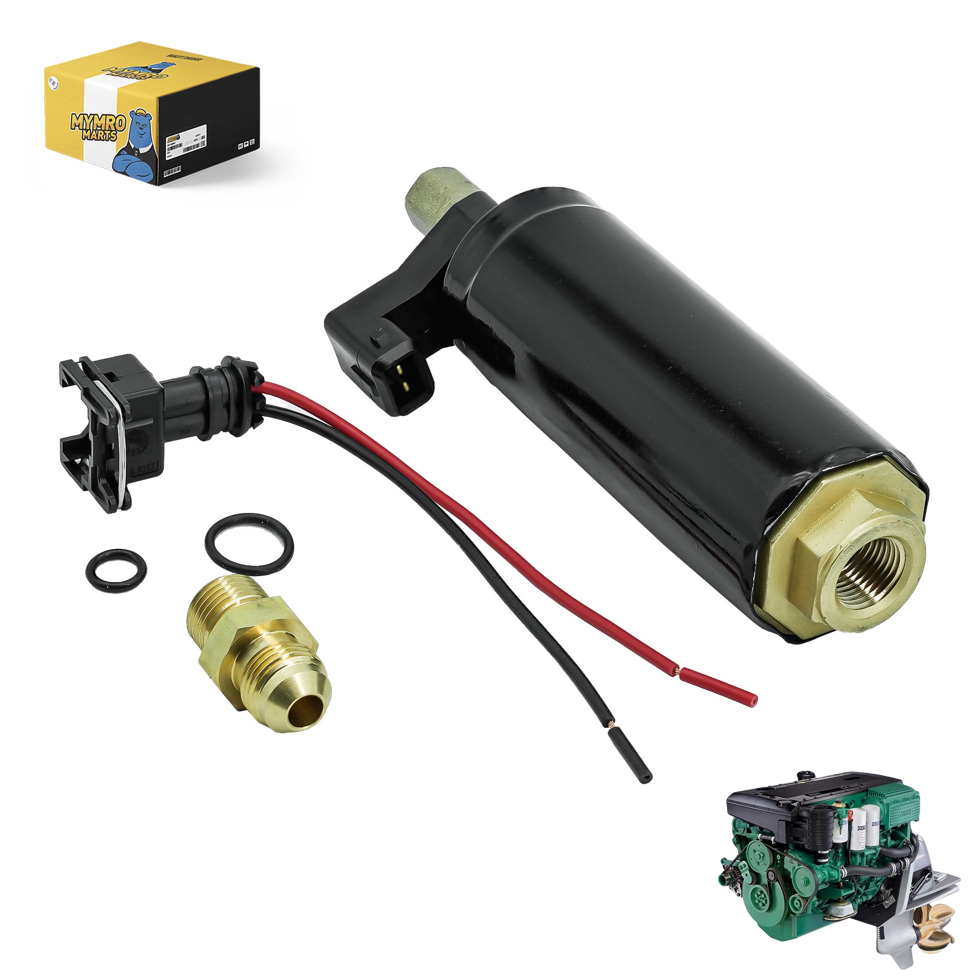 Fuel Pump 3857650 for Volvo Penta Engine 4.3L 5.0L 5.7L 7.4L 8.2L