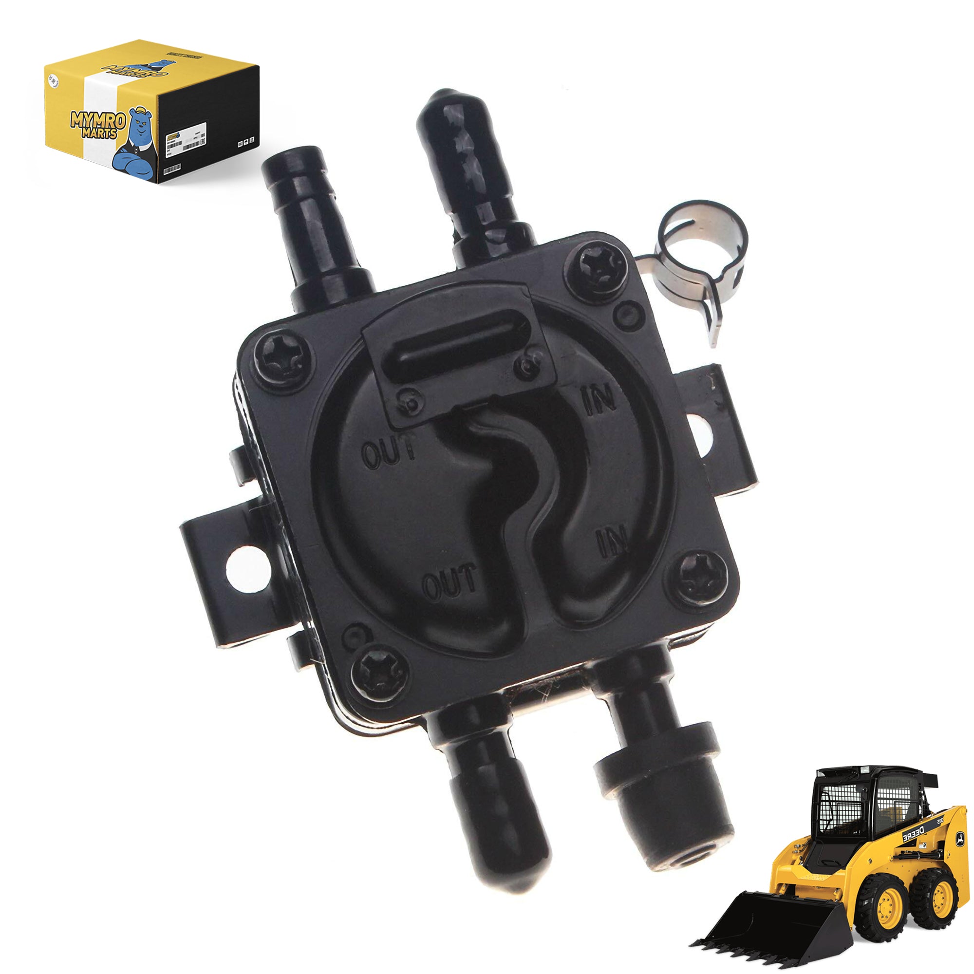 Fuel Pump AM107870 for John Deere Skid Steer 70 14 90 Tractor 116 316 318 420 Mower F910 F930