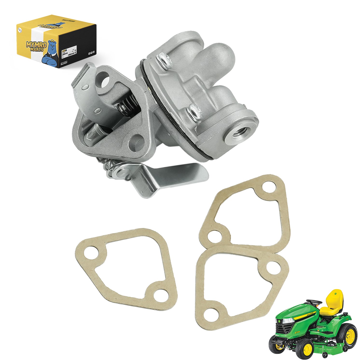 Fuel Pump RG60081 for John Deere 2243 2500A 2500E 2653A Greens Mower 500 X495 X595 Lawn Garden Tractor 1435 Front Mower