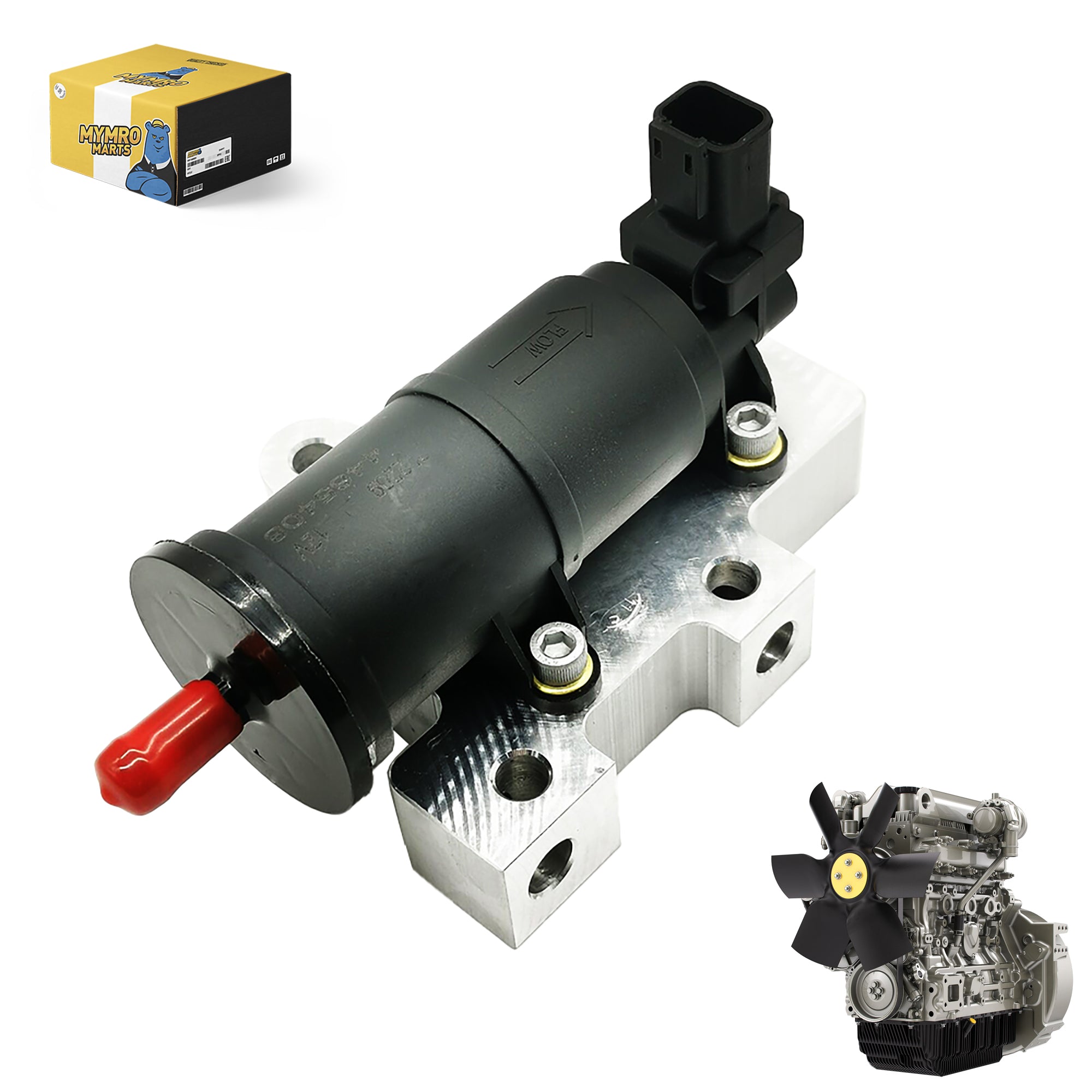 12V Fuel Transfer Pump T417342 for Perkins Engine 1204E-E44TA 1204E-E44TTA 1204F-E44TA 1206E-E66TA