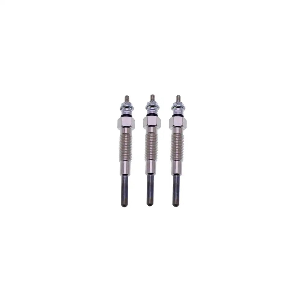 Glow Plug 3 Units 1 Set For Komatsu Excavator PC40FR-1 PC40FR-2 Yanmar Engine 3TNE88 Komatsu Engine 3D88