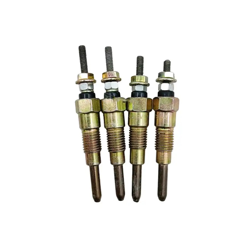 Glow Plug 4 Units 1 Set For Yanmar Engine 4TNV98T Komatsu Engine S4D98E