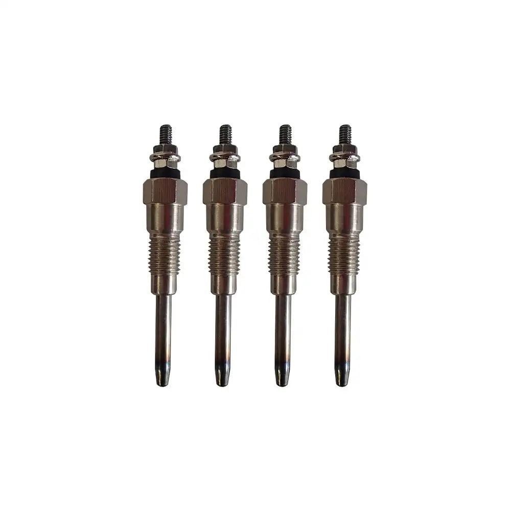 Glow Plug 4pcs For Yanmar 4TNE106D 4TNE106T Komatsu 4D106D 4D106T