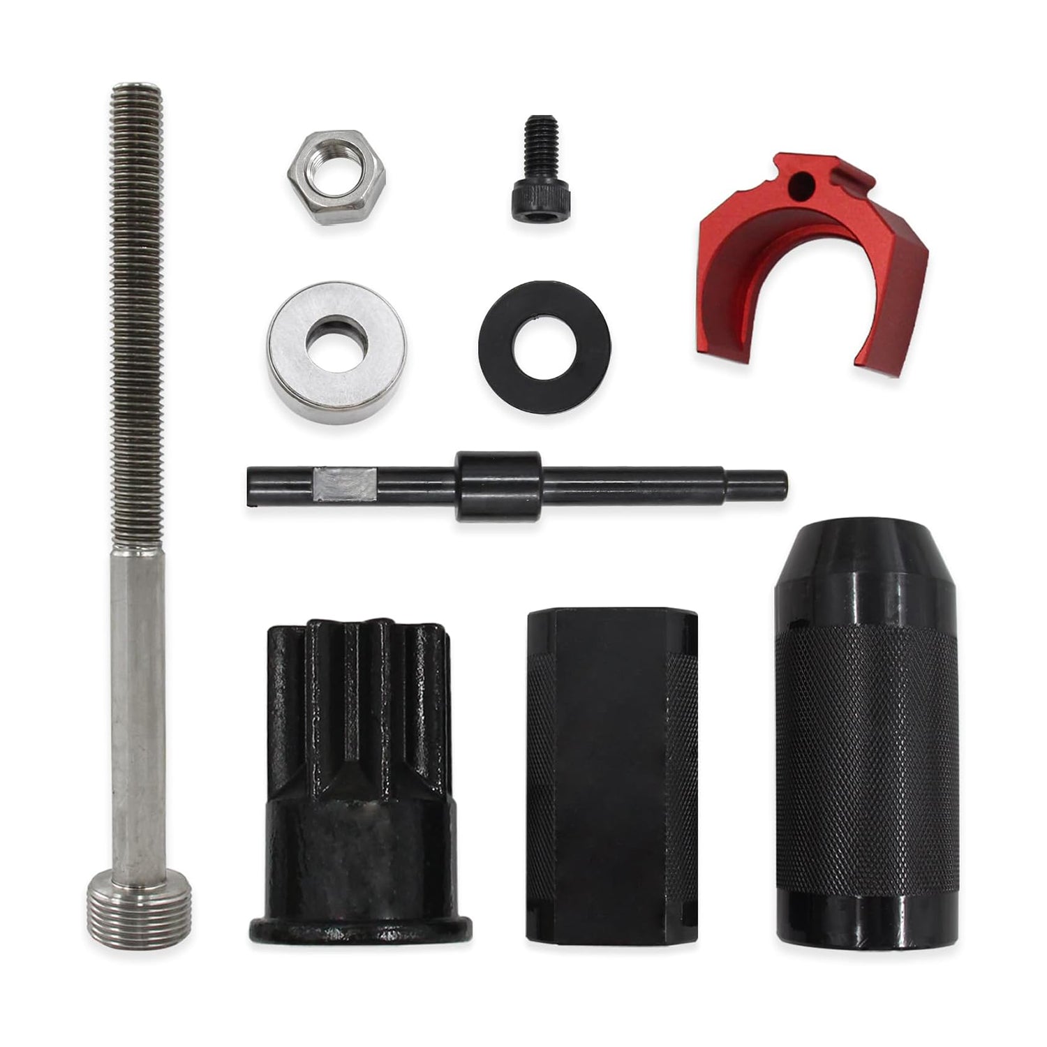 Heavy Duty Steel Injector Sleeve Remover Installer whole set 9U-6891 Injector Height Tool for CAT Caterpillar 3406E C10/C12/C15/C16/C18 Engine