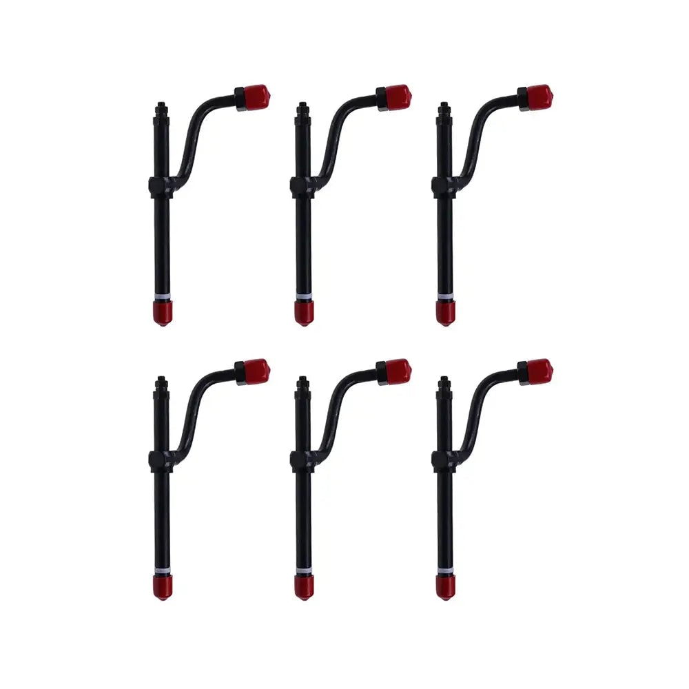 6pcs Injector AR39811 AR46846 AR50781 SE501163 fits John Deere 3010 3020 4000 4010 4020 4040 4230 500 500C 510 600 660