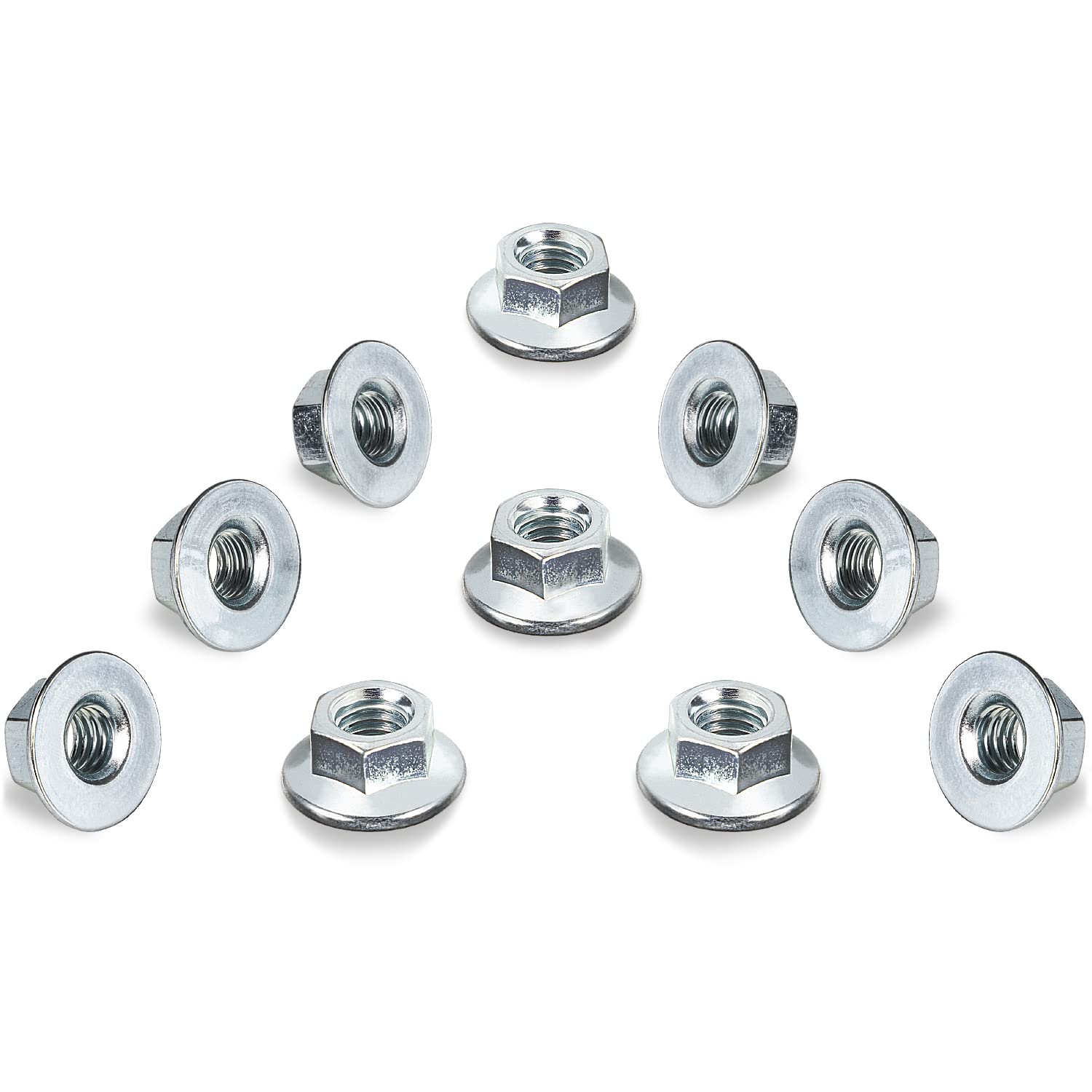 Lock Nuts Ten Piece Set M142955 For John Deere 2025 4210 GT322 GX255 LA150 LX280 S240 X115R X300 XUV825 Z225