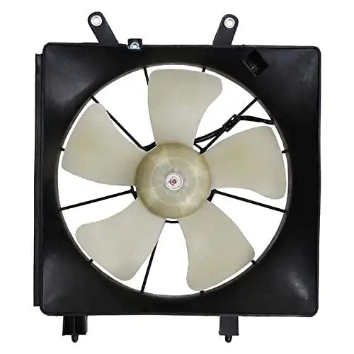 New Radiator Fan Assembly Replacement For 2001-2005 Honda Civic 1.7L DX LX EX SI W/Cooling Fan Motor, Replaces Honda 19000-PLF-513 19000PLF513