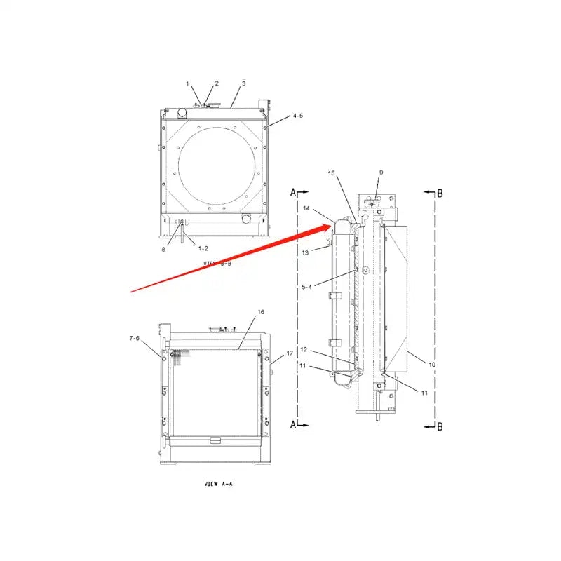 Oil Cooler 190-5789 for Mitusbishi Engine 4M40 Caterpillar Excavator CAT 307C