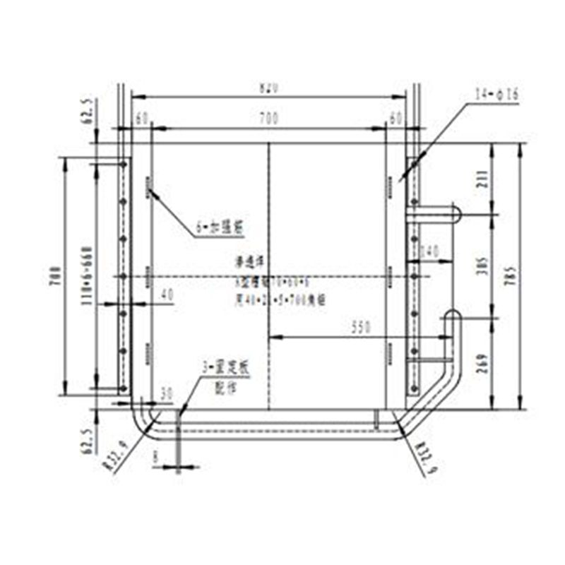 Oil Cooler for Doosan Excavator DH220-3