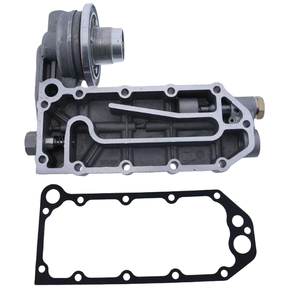 Oil Cooler Head 3922882 for Cummins Engine ISC 8.3 With Gasket