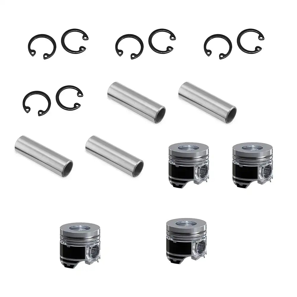 Piston 4 Units 1 Set For Komatsu Crawler Dozer D21A-8-W D21P-8-W Yanmar Engine 4TNV94L Komatsu Engine 4D94LE