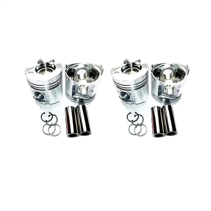 Piston 4 Units 1 Set For Yanmar Engine 4TNE94 Komatsu Engine 4D94E
