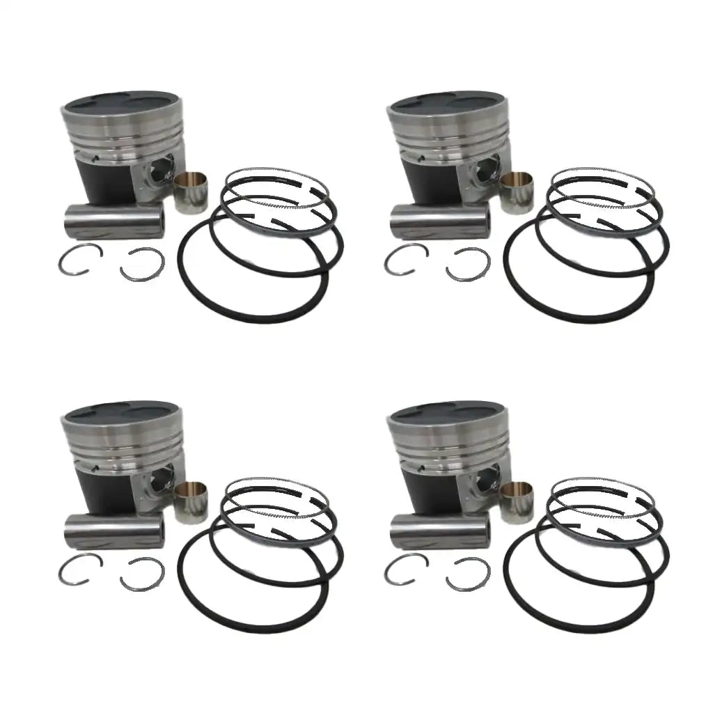 Piston Kit With Ring for Kubota V2203 Indirect Injection Engine Bobcat 7753 763 773 S150 S160 331 334 341 5600