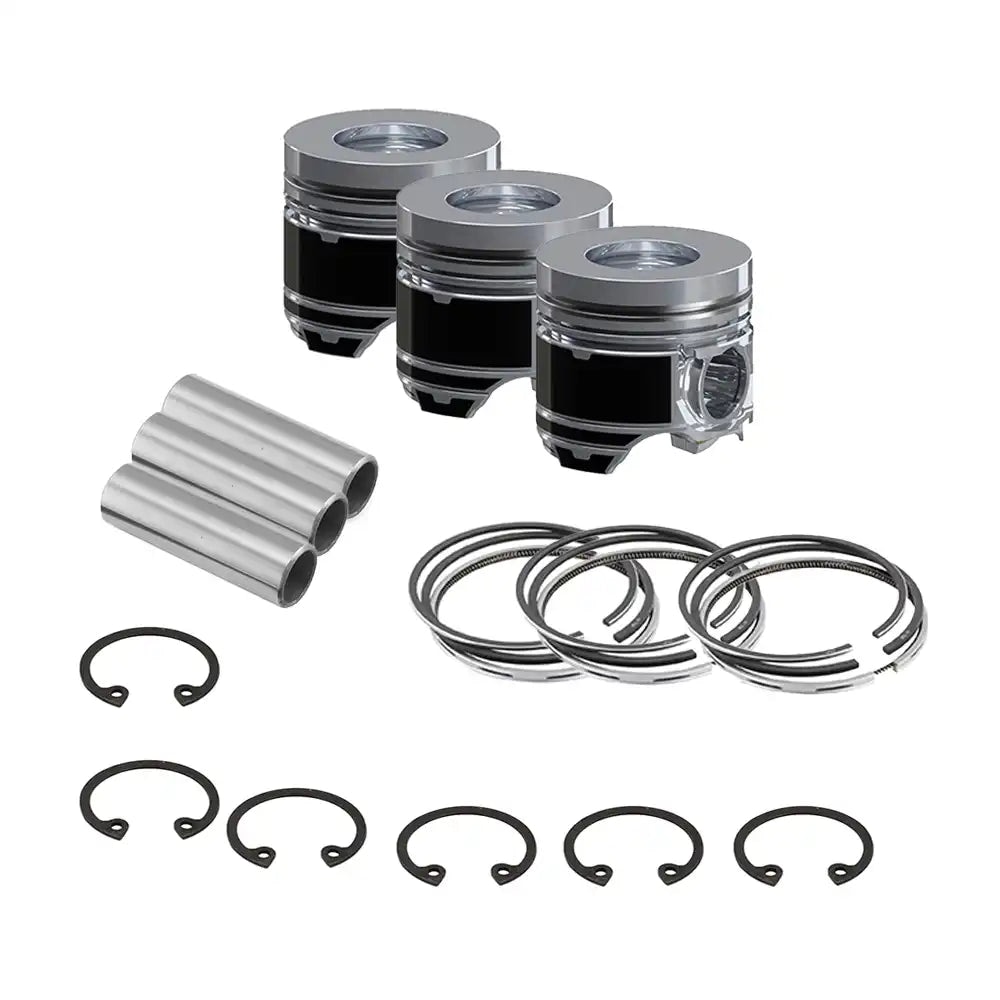 Piston Piston Ring Set STD 76mm for Kubota D1005 Engine