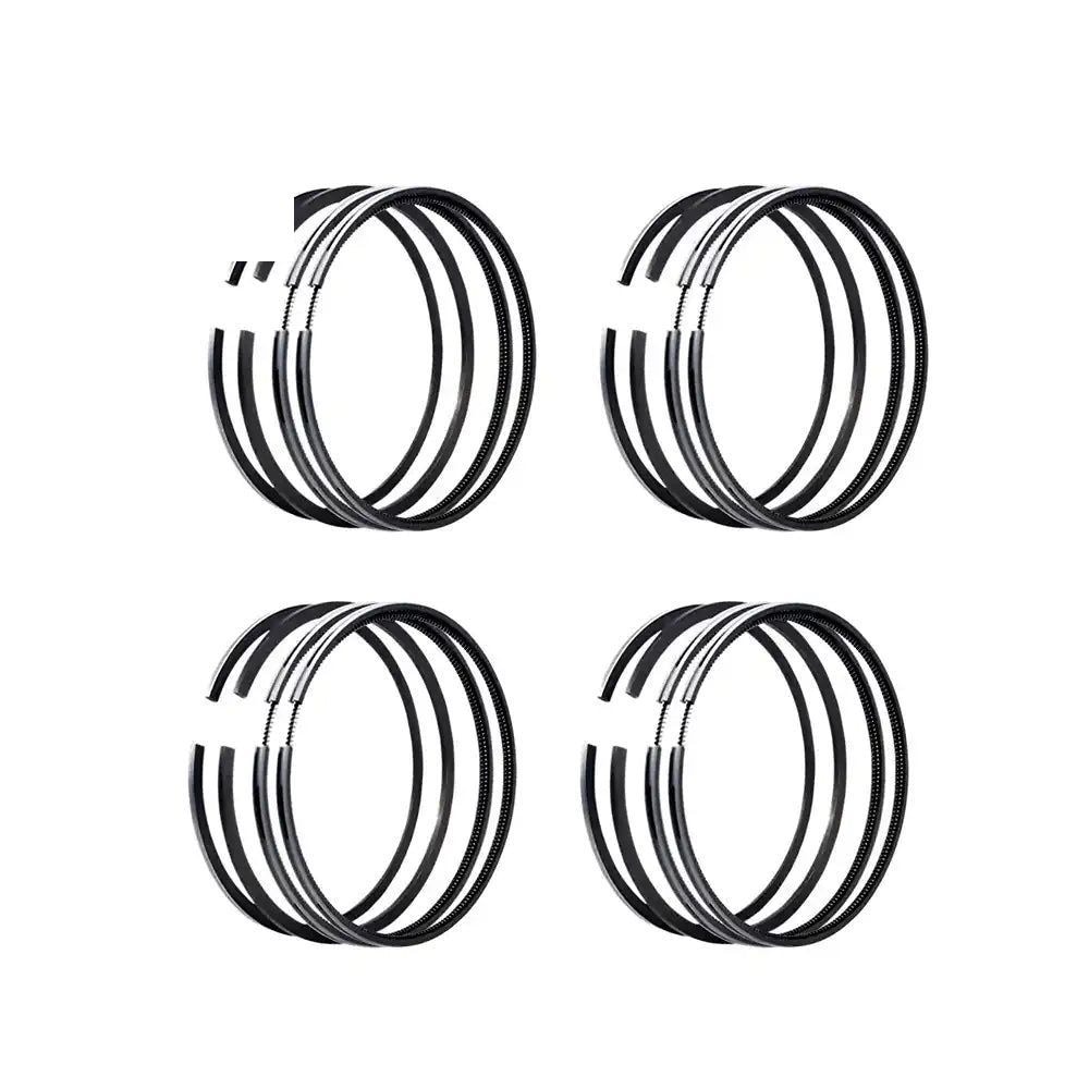 Piston Ring 4 Units 1 Set for Komatsu Wheel Loader WA75-3 WA85-3 Yanmar Engine 4TNE98 Komatsu Engine 4D98E
