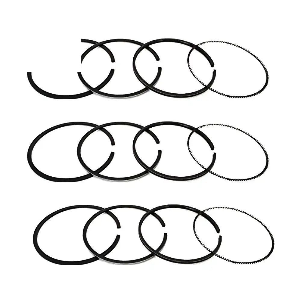 Piston Ring YM129002-22950 one Set 3 Units for Yanmar Engine 3D84E