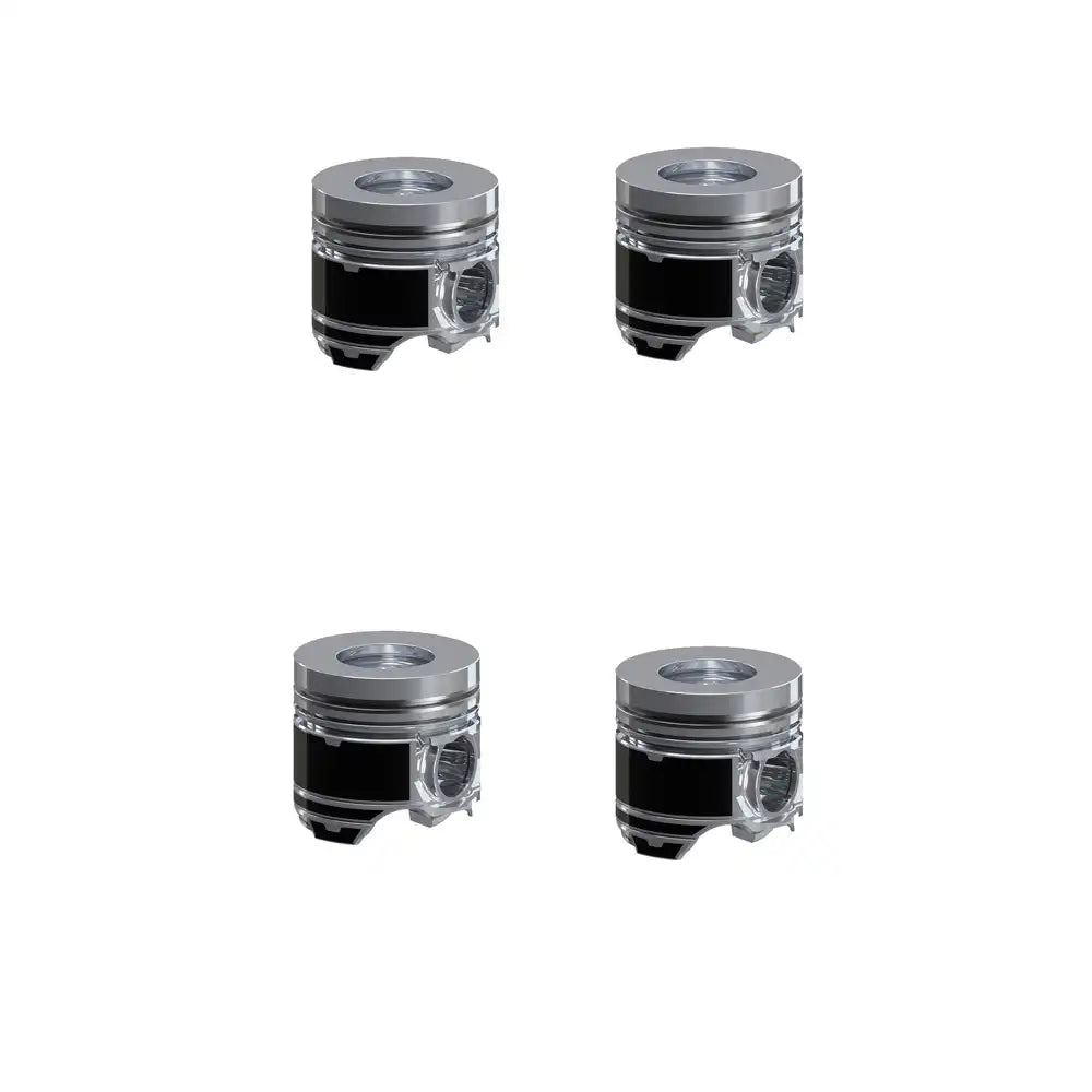 4 pcs STD Piston for Komatsu 4D130 Engine