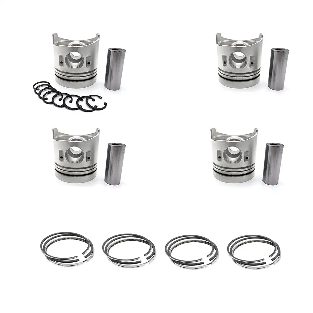 STD Piston Set With Ring for Mitsubishi 4D33 Engine Fuso Canter FE337 FE437 FE447