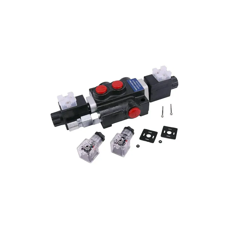 1 Spool Solenoid 12V DC Hydraulic Control Valve Double Acting HCV-S1x13 for Valve 13 GPM 3600 PSI