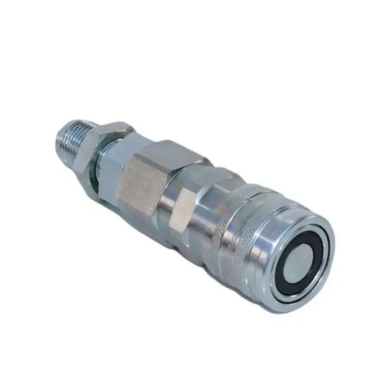 #10 JIC Thread 1/2 Flat Face Hydraulic Quick Connect Coupler for New Holland LS140 LS150 LS160 LS170 LS180 LS185 LS190