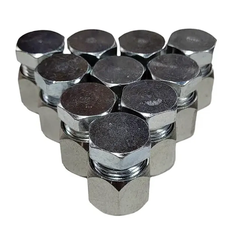 10 Pcs 1/4" JIC Cap and Plug Combo Hydraulic Fitting 2408-04 0304-C-04
