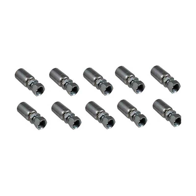 10 Pcs Hydraulic Hose Fitting With 1/2" JIC Female Swivel FJX-08-08 for Parker